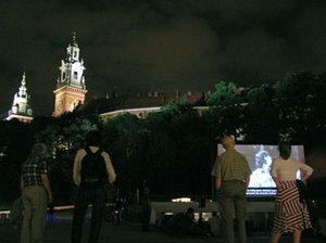 Kino pod Wawelem, nočné festivalové predstavenie