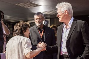 Zuzana Mináčová a Richard Gere, foto www.itafilm.sk