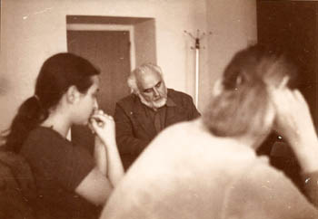 Martin Slivka na prednáške na VŠMU v roku 1981